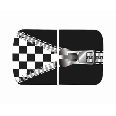 Imagem de YaaGoo Adesivo de teto solar de vinil com zíper Union Jack cinza para Mini Cooper, compatível com R55 R56 Clubman Hatchback R60 Countryman