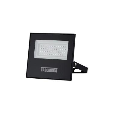 Imagem de Refletor Taschibra Tr Led Slim 50w Preto Bivolt Luz Verde