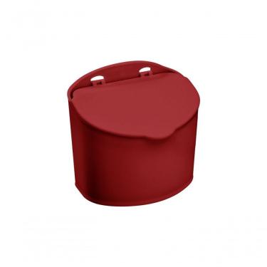 Imagem de Saleiro Mix 13,5 X 9 X 12,3 Cm 500 Gr Vermelho Bold Coza