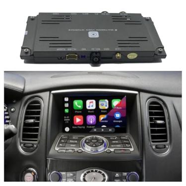 Imagem de Módulo CarPlay sem fio | Compatível com Infiniti QX QX80 QX70 JX QX60 QX50 EX FX M Sedan Q70 Q60 Convertible Q40 & G Series APENAS com unidade de CD 25915 | Adicione CarPlay sem fio e instalação AA