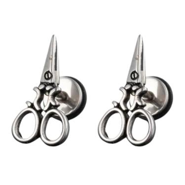 Imagem de Pierced Owl Tesoura de aço inoxidável 18GA 316L plugues falsos, vendidos como um par