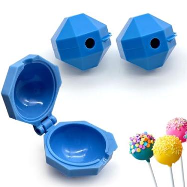 Imagem de Conjunto de 3 moldes de bolo – Prensa de bolo redonda DIY para assar em casa, molde de sobremesa antiaderente, fácil de fazer bolos para festas e presentes