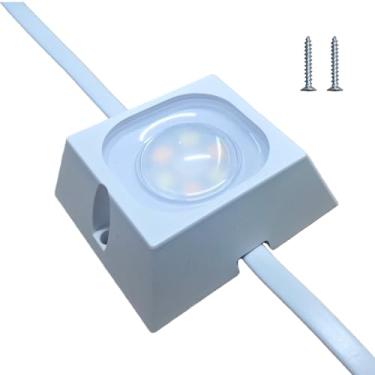 Imagem de AHPOON 60/90/120 pacotes de suportes de clipes de luz compatíveis com Govee Outdoor Lights Pro, 60 pés (H706), 128 pacotes de montagem, 250 parafusos, branco