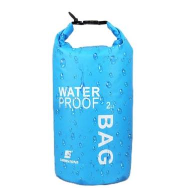 Imagem de Saco seco impermeável para caiaque 2L pequeno saco seco impermeável para passeios de barco (azul)