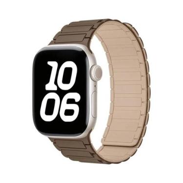 Imagem de Pulseira Magnética De Silicone De 49mm 46mm 42mm 40mm 41mm 44mm 45mm P