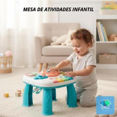 Imagem de Mesa de Atividades Infantil Musical Com Suporte Para Carro Berço Carri