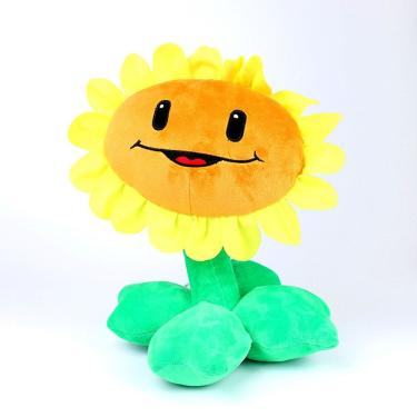 Imagem de Boneca de brinquedo de pelúcia Plants vs Zombies Sunflower 30cm
