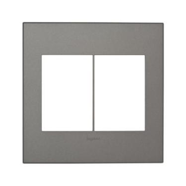 Imagem de Placa Arteor 3P 4x4cm Magnesium - Pial Legrand