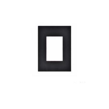 Imagem de Placa Arteor Três Postos 4x2cm Graphite - Pial Legrand