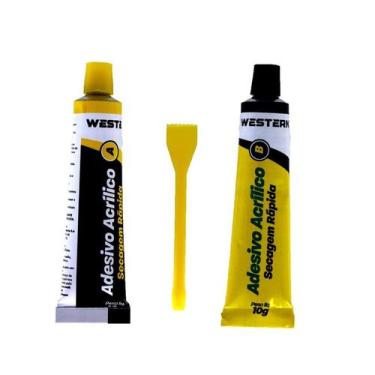Imagem de Cola Adesivo Acrílico Seca Rápido 20g - western