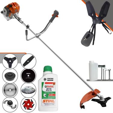 Imagem de Roçadeira Tekna Rl520acntk 52cc 2hp 8 Em 1 + óleo Stihl