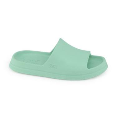 Imagem de Chinelo Slide Infantil Kidy Candy Kids 385-0001 Mar e Cor, Verde, 29