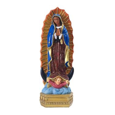 Imagem de Estatueta, escultura, estátua, madonna mexicana, resina 20cm