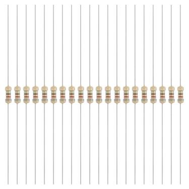 Imagem de YOKIVE 200 peças 1/4W (0,25 Watts) 82 Ohm 5% de resistor de filme de carbono, resistor fixo único de filme de carbono | Ótimo para dispositivos eletrônicos DIY, placas de circuito, sensores