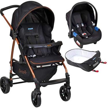 Imagem de Carrinho de Bebe Bebe Conforto e Ninho Burigotto Ecco Preto Bronze
