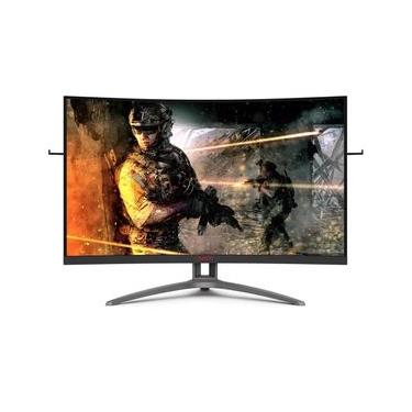 Imagem de Monitor Gamer Curvo 31,5" AOC Agon AG323FCXE Tela Widescreen, Full HD,165Hz, 1ms e AMD FreeSync Premium - Preto