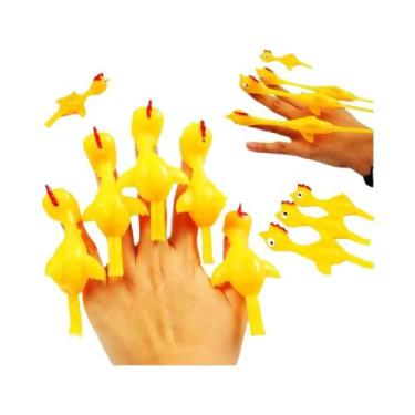 Imagem de 20 Peças De Brinquedo De Galinha Voadora De Borracha, Catapulta De Bri