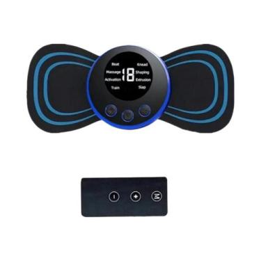 Imagem de Kit massageador Ems, almofada massageadora de pés, remendo massageador