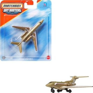 Imagem de Matchbox Sky Busters, Toy Airplane, Helicopter, Space Shuttle, Jet Aircraft or other aircraft models with rolling wheels and spinning propellers (style may vary), JDJ05