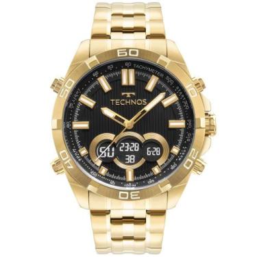 Imagem de Relogio Technos Masculino Digitech Dourado - BJK629AA/1P