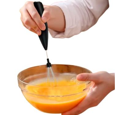 Imagem de Mixer Elétrico Portátil com Suporte Batedor De Espuma E Fouet