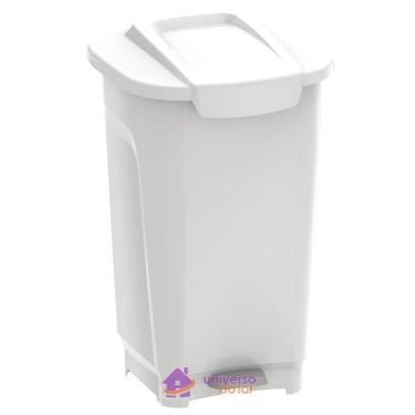 Imagem de Lixeira Tramontina T-force 50 L Branca Tramontina