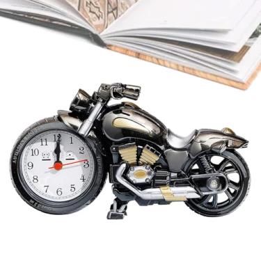 Imagem de Despertador Moderno,Alerta De Mesa Em Forma De Motocicleta - Despertador Juvenil a Pilhas,Para Quarto Biblioteca Sala Aula Escritório