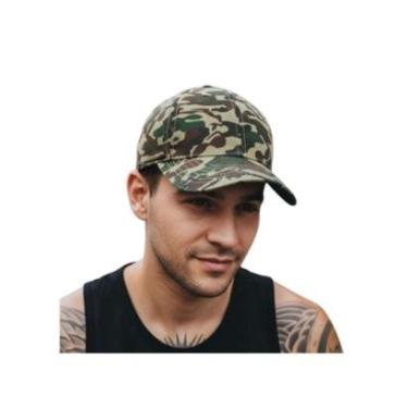 Imagem de Boné Aba Curva Trucker Snapback Unissex Camuflado-Unissex