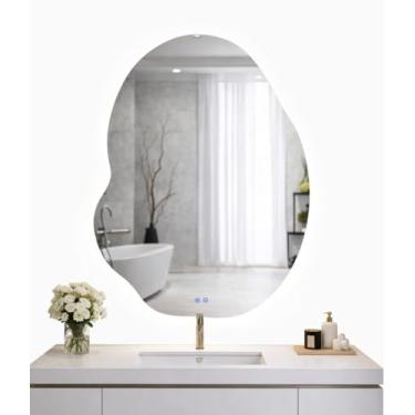 Imagem de Espelho LED Banheiro Organico Touch c/Desembaçador 80x60 cm