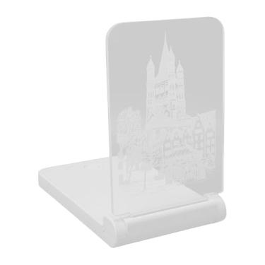 Imagem de Jiawu Luz Noturna LED 3D RGB Com Temporizador, Lâmpada 3D Recarregável para Decoração de Quarto, Brilho Ajustável, ótima para Crianças e Adultos