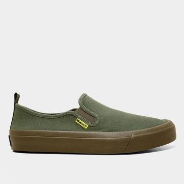 Imagem de Slip On Baw Casual, Verde, Preto, 38
