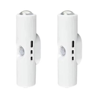 Imagem de Luminária De Armário De Duas Cabeças Tricolor Com Sensor De Movimento,