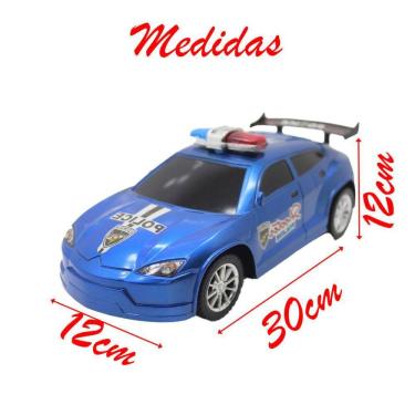 Imagem de Kit 2 Brinquedo Carrinho Esportivo De Policia Fricção