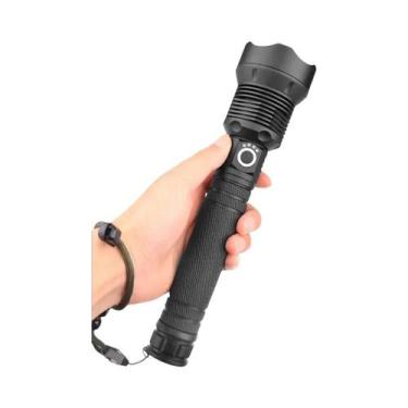 Imagem de Lanterna LED Recarregável De 90000 Lumens, À Prova D'Água, Com Zoom E 