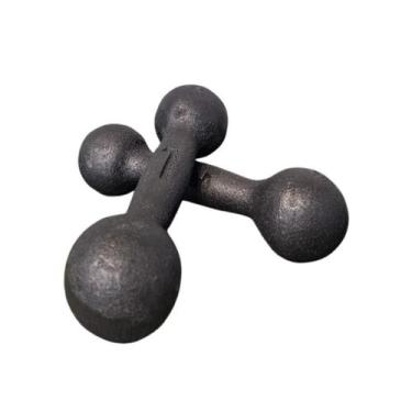 Imagem de Par Halter Ferro 1Kg - Anilhas&Cia