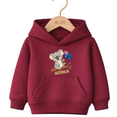 Imagem de Moletom Canguru Infantil Estampa Austrália Canguru Barcos 1030 Criança