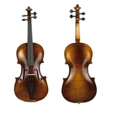 Imagem de Violino Orquezz Iniciante 4/4 Laminado Escuro Verniz Pu