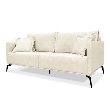 Imagem de Sofá Living 3 Lugares 2,20 Linho - Lucadi Home