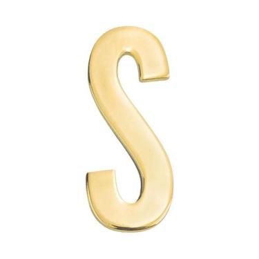 Imagem de Adesivos De Números De Casa Em Metal Autoadesivos 7x3cm Letras Do Alfa