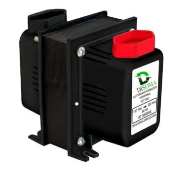 Imagem de Transformador de voltagem 5000VA Bivolt Disoma 110V para 220V e 220V p
