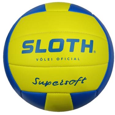 Imagem de Bola de Volei Sloth SuperSoft Quadra / Praia Pu Costurada Macia-Unissex