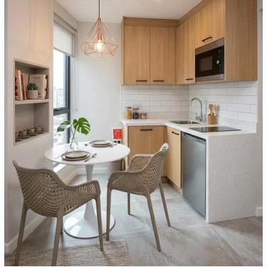 Imagem de Kit 2 Cadeiras Poltronas Suits Nude Sala Jantar Restaurante Sorveteria