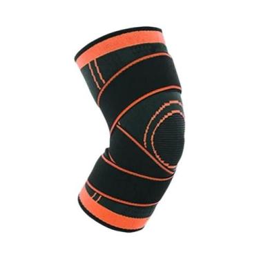 Imagem de Joelheira De Compressão Esportiva Com Almofada De Malha Que Absorve Su