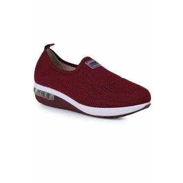 Imagem de Tênis Modare Slip On Confort Confortável Amortecedor Vinho Bordô 34-Feminino