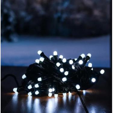 Imagem de Pisca Pisca Led 100 Lâmpadas Branco Frio - Fio Verde 10mts Branco Frio
