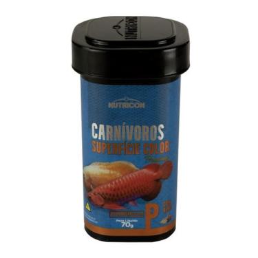 Imagem de Ração Nutricon Carnívoros De Superfície P Color - 70g
