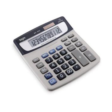 Imagem de Calculadora De Mesa 4123 12 Dígitos Raíz Quadrada LCD - ELGIN