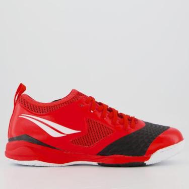 Imagem de Chuteira Penalty Max 1000 Ecoknit Futsal Vermelha, 40