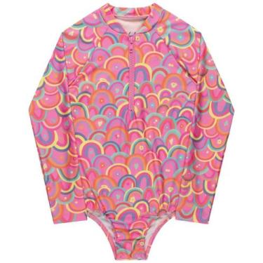 Imagem de Biquini Infantil + Blusa Proteção Solar Uv50 Princesas Belas - anjo da