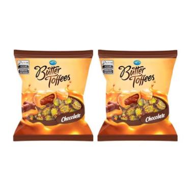Imagem de Kit Bala Butter Toffees Chocolate - Arcor 2 Unidades 400g